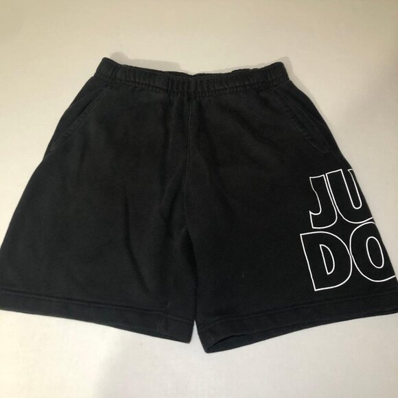 *Nike Just Do It Sweat Shorts Athletic Sportswear Mens Adult Small Black Pockets - Picture 1 of 7